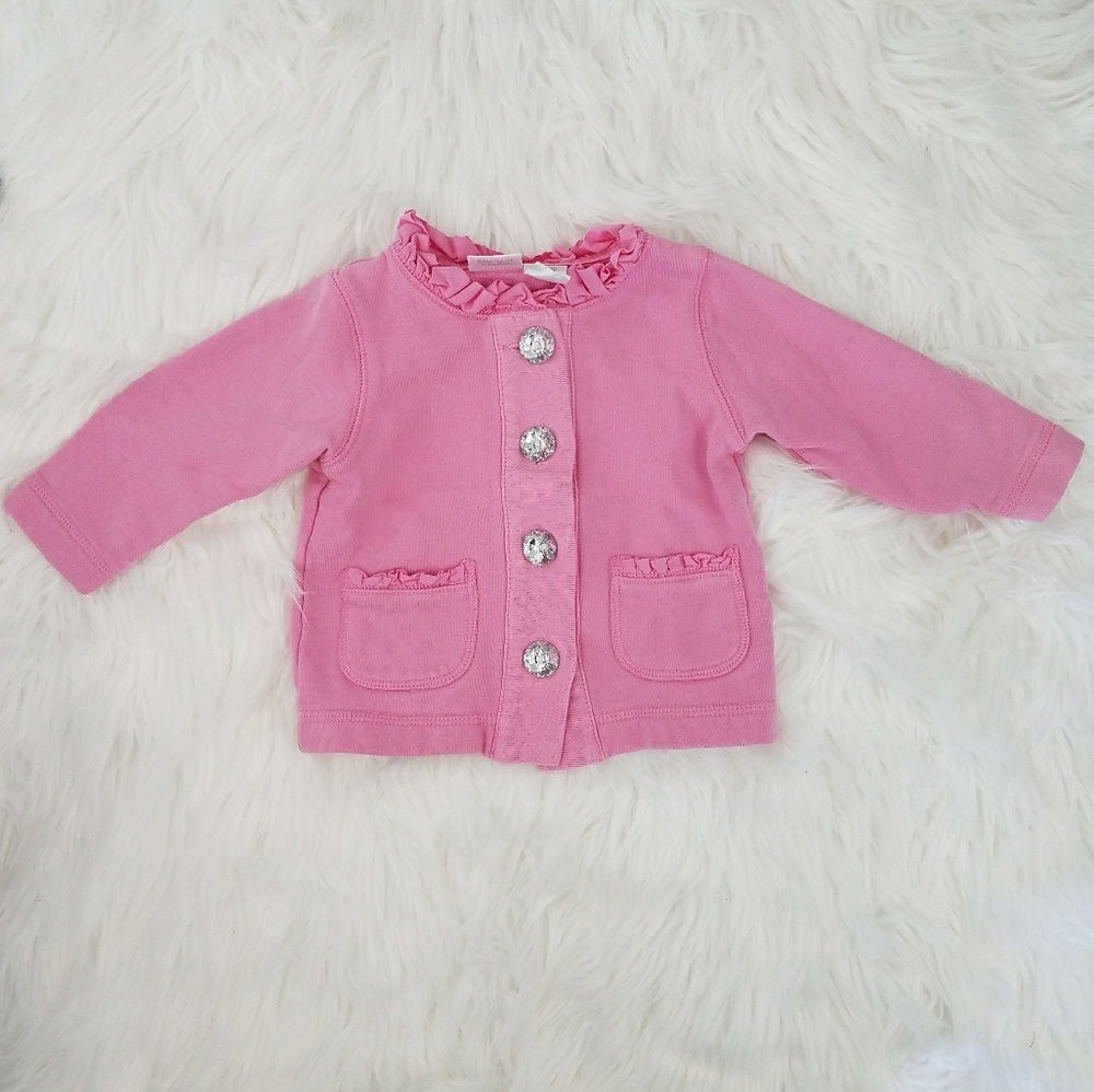 Baby girl long sleeve shirt size 18 months in pink